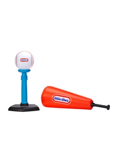 little tikes Little Tikes Totally Huge Sports T-Ball Set, 8-inch ball, Inflatable bat with plastic handle  - Image 2