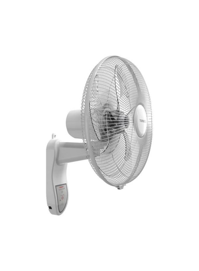 Tornado 16-inch 4-blade wall fan with remote control, white EPS-16RW - Image 3