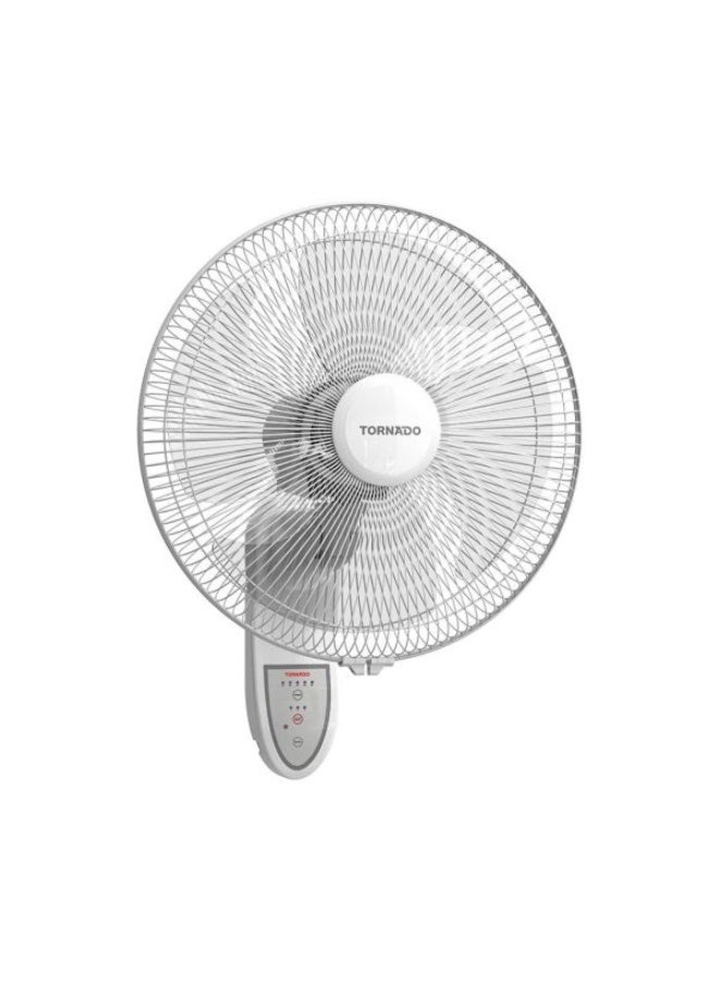 Tornado 16-inch 4-blade wall fan with remote control, white EPS-16RW - Image 1