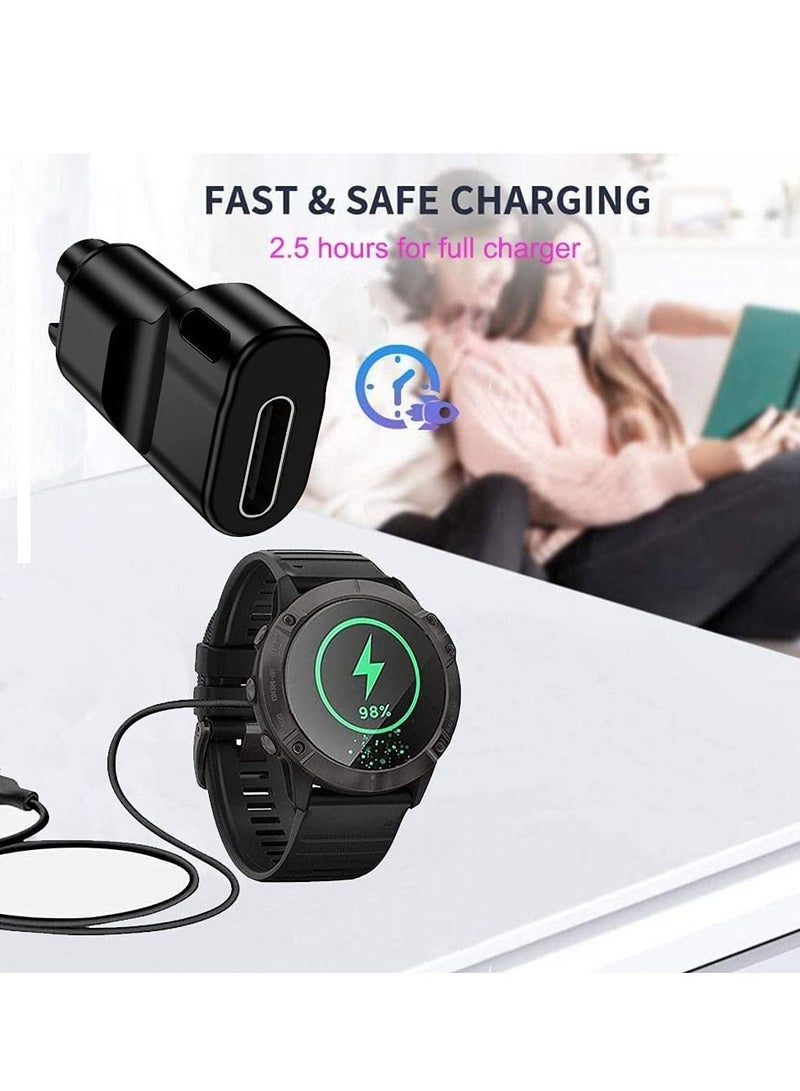 Watch Charger to C Adapter Sports Watch Adapter Adapter for Garmin Fenix 6/ 6s/ 6x Pro/ 5/ 5s/ 5x Plus and for Forerunner 745/ 935/ 945 45/ 45s/ 245 Etc. - Image 2