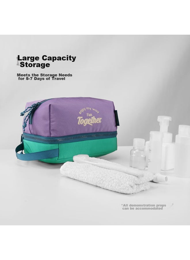 M Square M Square Travel Toiletry Bag, Makeup Bag, Large Capacity Portable High-end Wet And Dry Separation Travel Storage Bag For Business Trips  - Image 3