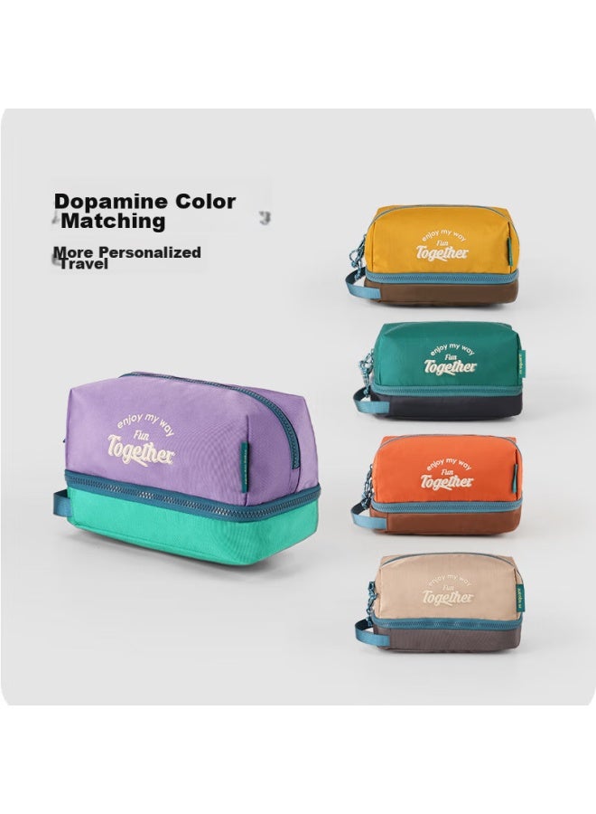 M Square M Square Travel Toiletry Bag, Makeup Bag, Large Capacity Portable High-end Wet And Dry Separation Travel Storage Bag For Business Trips  - Image 2