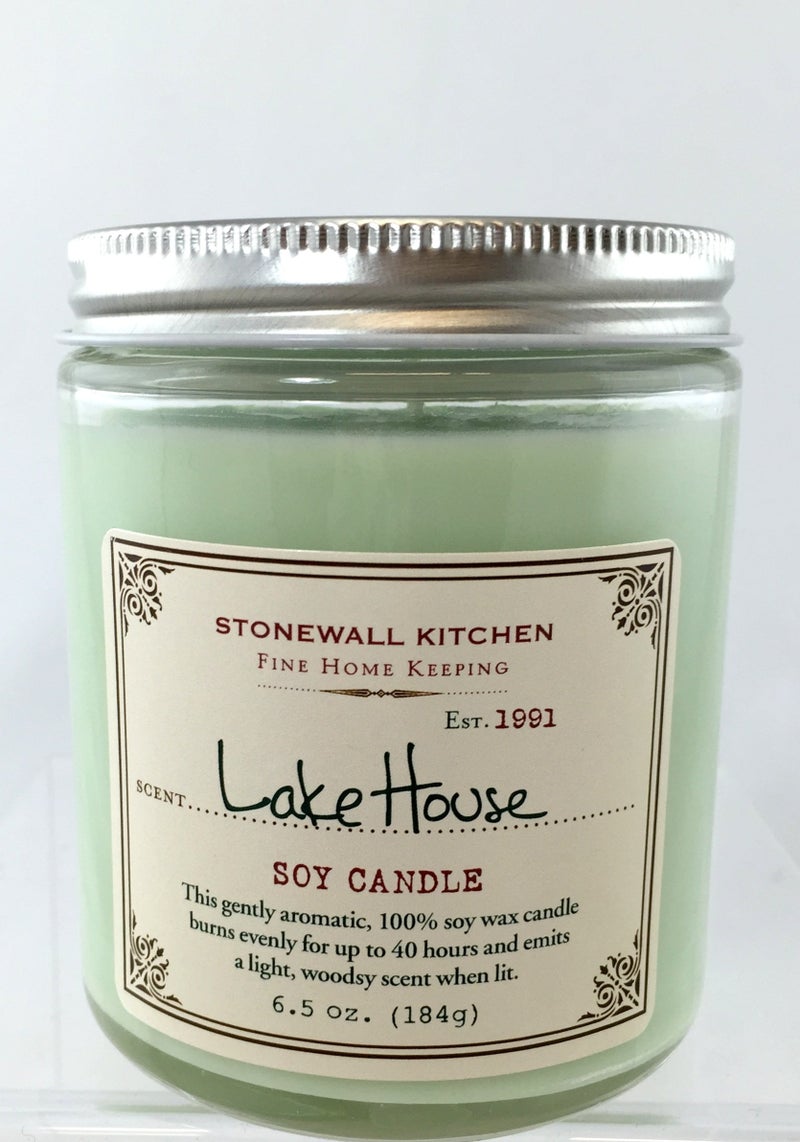 شمعة الصويا من ستون وول كيتشن بحيرة المنزل 65 أونصة