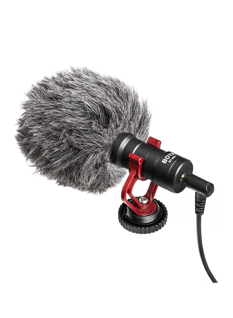 Universal Cardioid Microphone Kit BY-MM1 Black/Grey/Red - Image 2