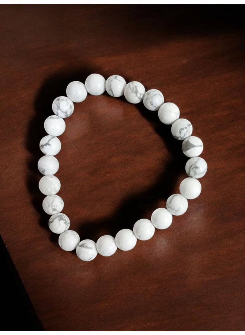 White Firoza Natural Stone Bracelet - Image 3