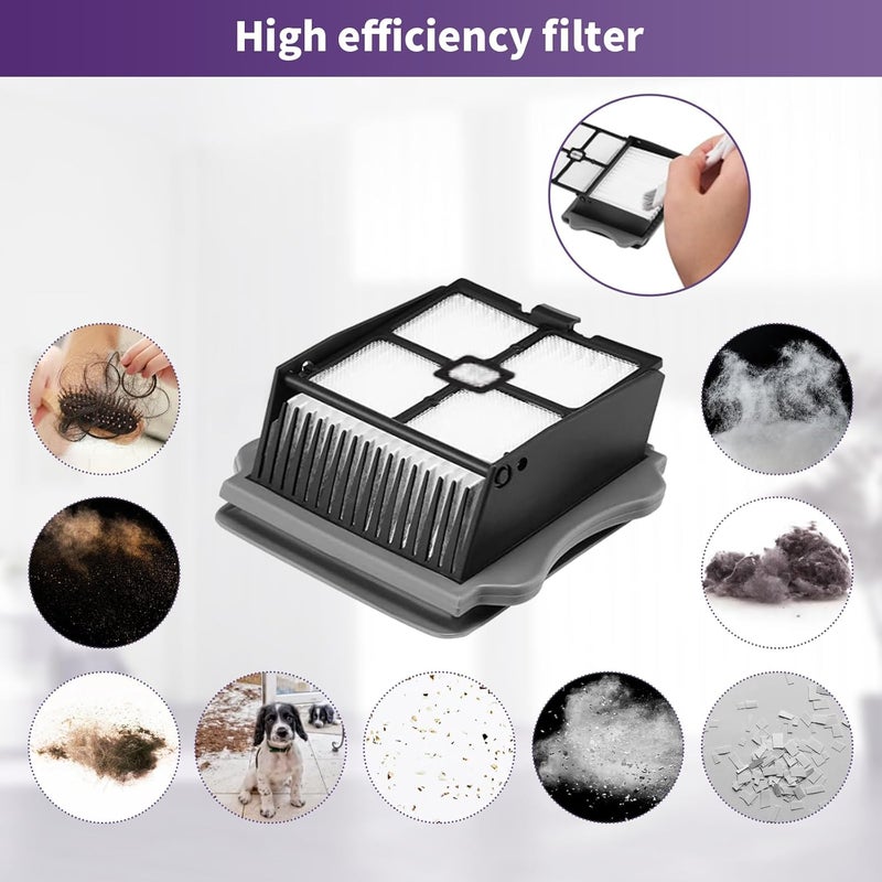 BYOFI Replacement Brush Rollers and Filters Kit for Tineco iFloor 3 and iFloor One S3 Cordless Wet Dry Vacuum Cleaner,Accessories inclue 3 HEPA Filters & 3 Brush Rollers - Image 4