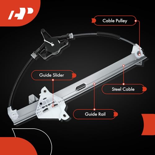 A-Premium Front Left Driver Side Power Window Regulator Without Motor Compatible with Mazda 3/3 Sport 2014-2018, Hatchback/Sedan - Image 5