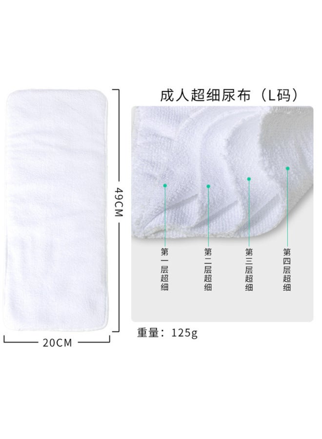 حفاضات للبالغين قابلة للغسل - حفاضات متناسقة تسمح بالتهوية وناعمة مصنوعة من ألياف الخيزران الدقيقة للعناية بالحفاضات - Image 1