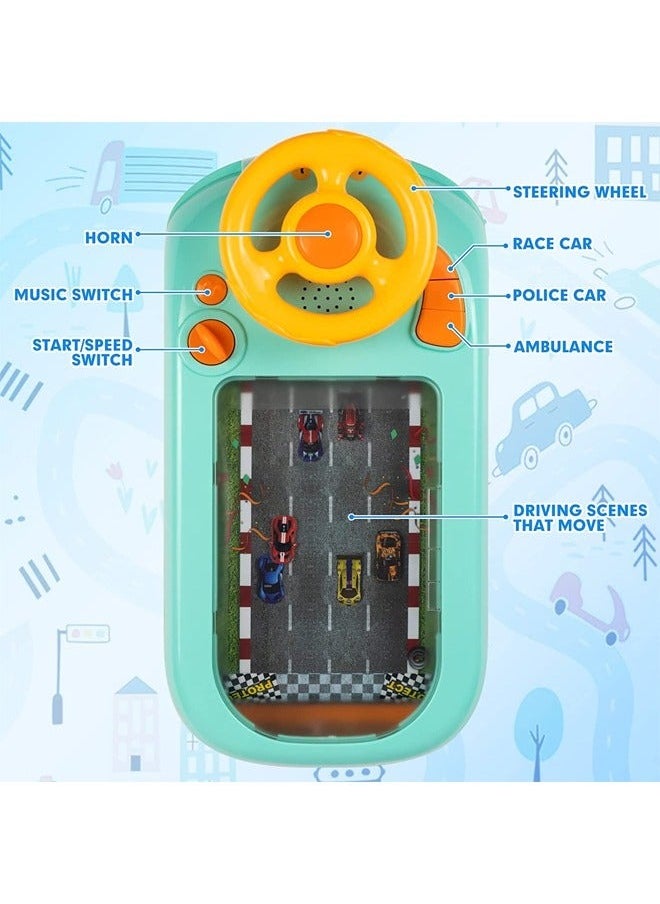 Generic - Steering wheel and car racing simulation game for children with sound effects - Image 1