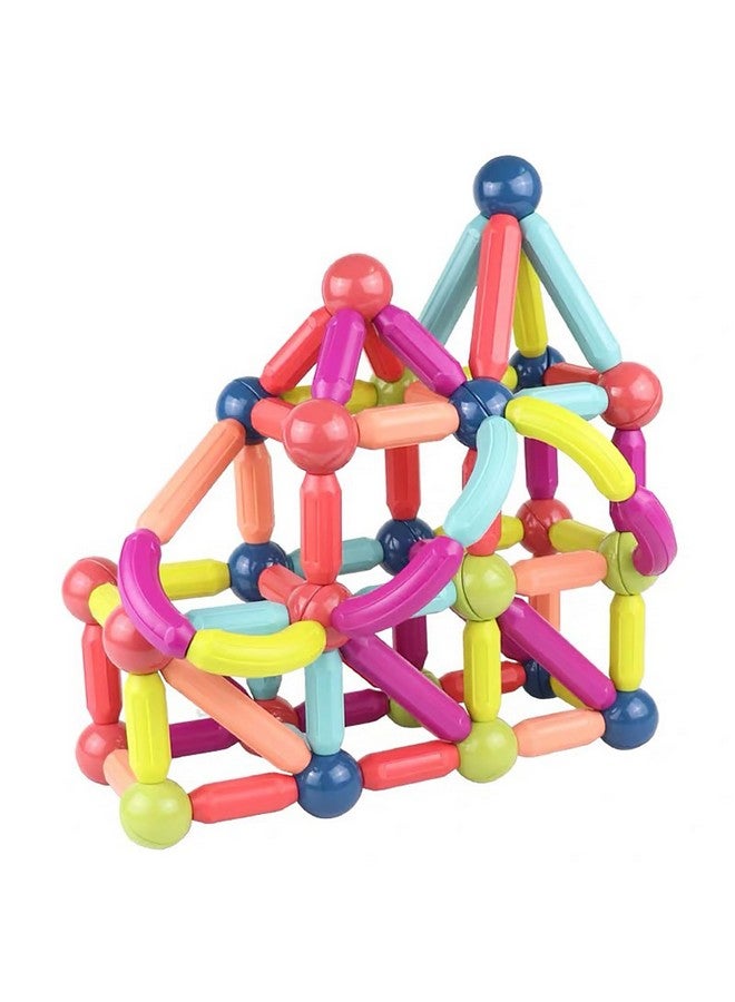 كيديتوس لعبة مكعبات بناء من العصي والكرات المغناطيسية للأطفال، مجموعة كرات وقضبان مغناطيسية من ألعاب مونتيسوري للأطفال بعمر 3 سنوات فما فوق (42 قطعة)، متعددة الألوان - Image 3