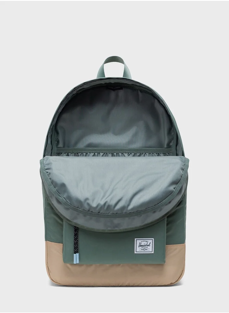 Herschel Logo Detail Zip Over Backpack