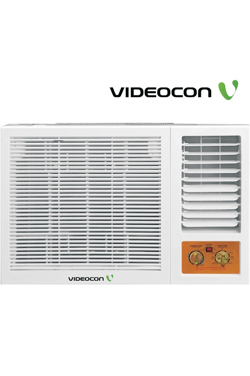 Videocon 2 Ton Window AC, 24000 BTU, Turbo Cooling, Gold Fin Technology, Low Noise, High Efficiency, R410A Gas, Ideal for UAE Climate – VG24KWT3