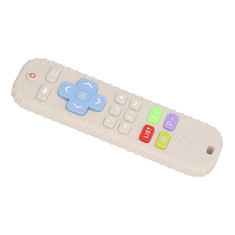 Baby Teether Chew Toy: Beige RC Shape - Sensory Development & Number Learning Baby Teether Toy for Teething Infants & Early Learning Toddlers - Image 5