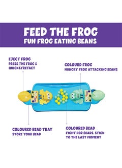 Estilo Estilo Hungry Frog Game | Eating Beans Board Game | Made in India | 2-Player Family Party Game | Interactive Indoor Game for Kids 2+ Years  - Image 4