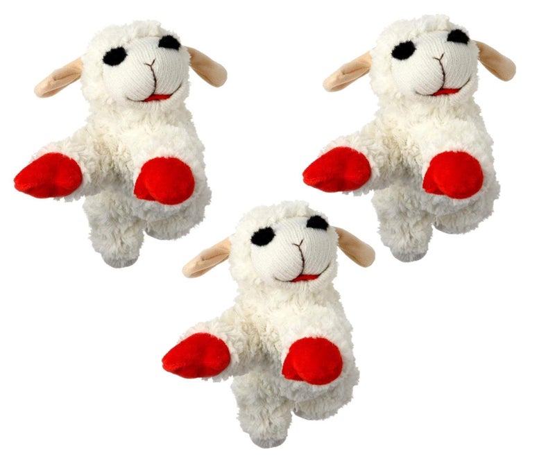 Multipet CLASSIC MEDIA Multipet 6Inch Lamb Chop Dog Toy 3 Pack - Image 2