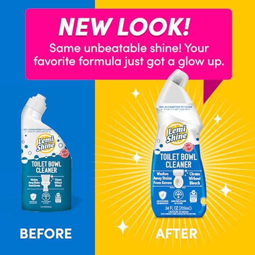 Lemi Shine Toilet Bowl Cleaner - Bleach-Free Toilet Cleaner - Removes Tough Stains and Odor - 24 fl oz (3 Pack) - Image 2