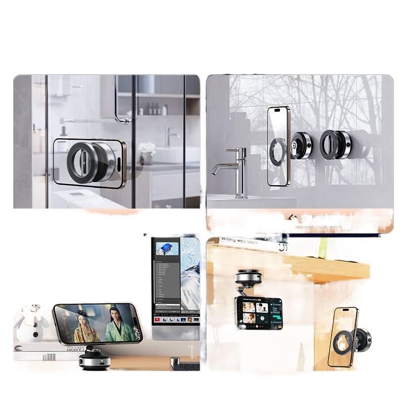 Car Phone Holder Magnetic for Universal Fit in Silver for Daily Use - Image 4