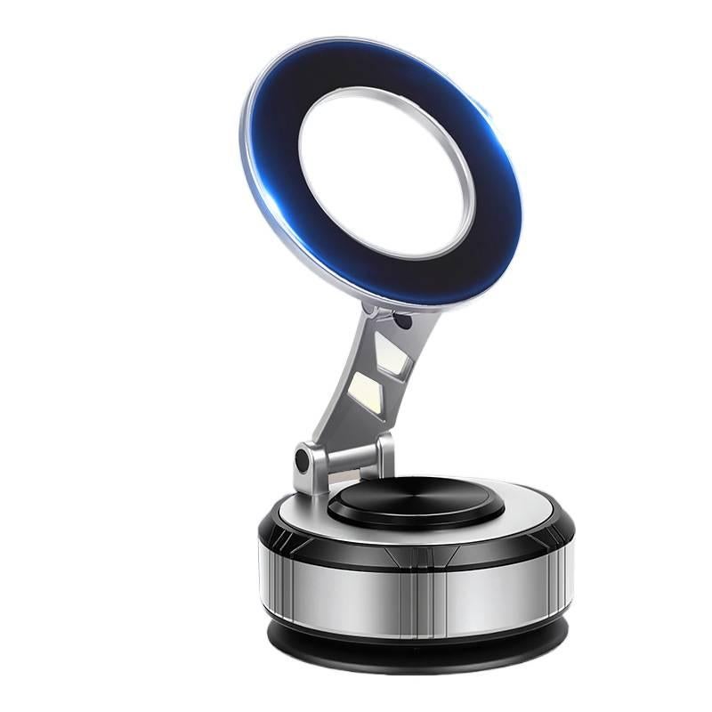 Car Phone Holder Magnetic for Universal Fit in Silver for Daily Use - Image 1