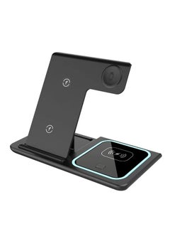 Wireless Charger iPhone Charging Station: 3 in 1 Charger Stand Multiple Devices for iPhone 16/15/14/13 /Plus/Pro/Pro Max/12/11 - Watch 10/9/8/Ultra 2/Ultra/SE/7/6/5/4/3/2 Series - AirPods 4/3/2/Pro