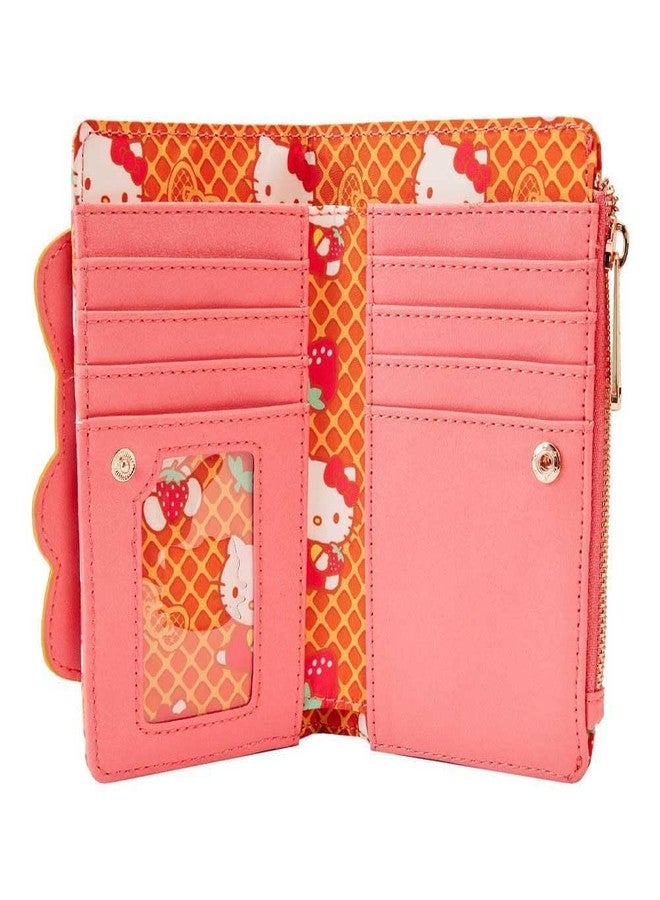 Loungefly Sanrio Hello Kitty Breakfast Waffle Flap Wallet - Image 2