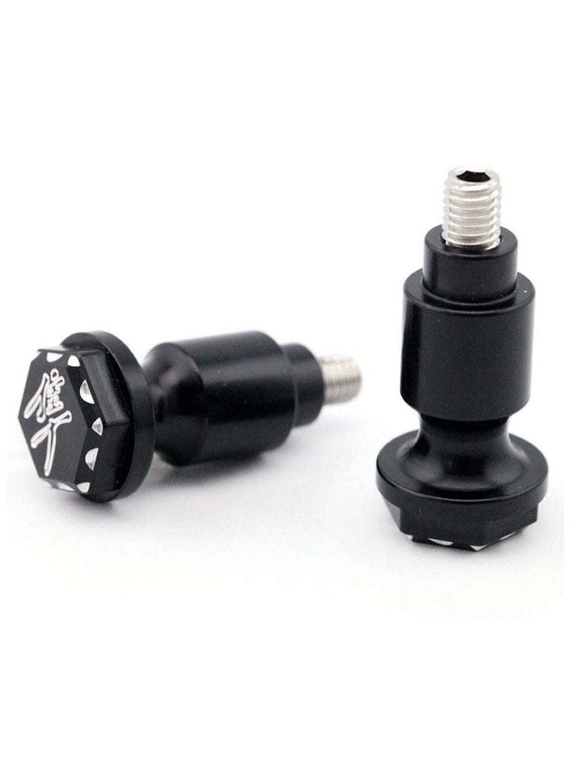 Suzuki Pair of Swingarm Spools Sliders Grab BAR Bolts, Rear Seat Thumb Screw Bolt for GSX1300R 1999-2020 (Black)  - Image 3