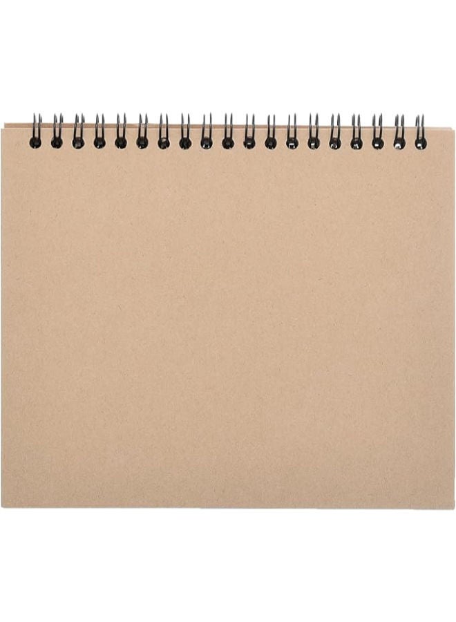 ياسين دفتر رسم حرفي، 30 ورقة، مقاس 15×18 سم، مُغلّف بسلك، 200 جرام للمتر المربع، مناسب للأعمال الفنية المضغوطة - Image 3