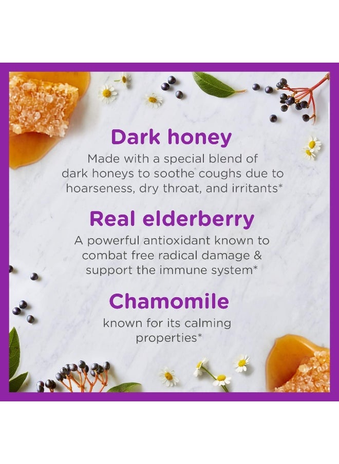 Zarbee's Zarbee's Kids Cough + Immune Nighttime for Children 2-6 with Dark Honey, Vitamin D & Zinc  - Image 3