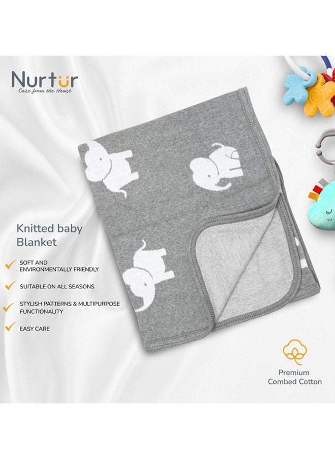 Nurtur Soft Baby Blankets For Boys And Girls 100% Combed Cotton Lightweight Fleece  - Image 4