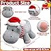 Arrowbash 10 Inch Plush Hippo for Christmas Stuffed Animal Hippo Stuffed Animals Plush Hippopotamus for Christmas Hippopotamus Gifts - Image 4