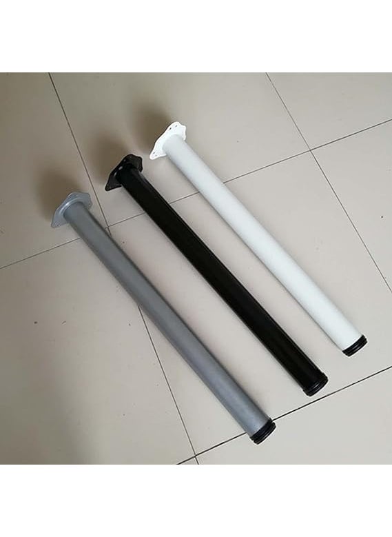 Ventuos Ventuos New Town 22 Adjustable Table Legs Black Twist Legs Metal Desk Legs Standing Desk Legs DIY Sofa Feet Matel Bench Legs  - Image 2