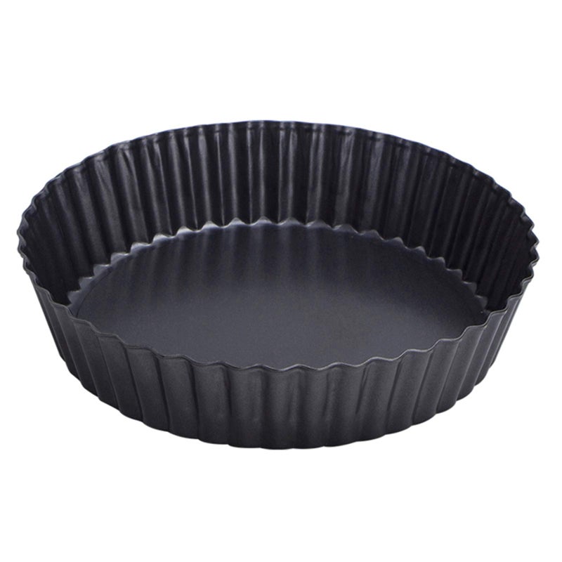 Webake 9.5 Inch Tart Pan Heavy Duty Quiche Pan Removable Bottom Nonstick Deep Baking Dish Pie Plate Pie Mold - Image 1