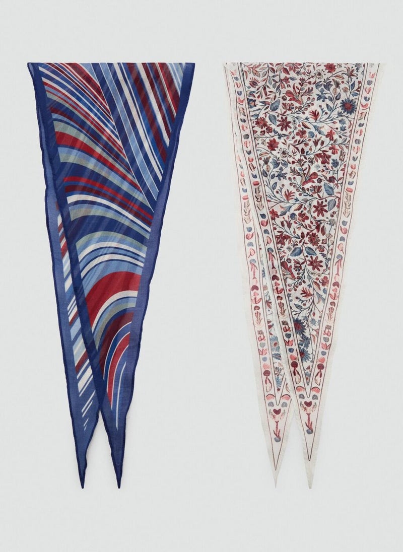 MANGO Printed handkerchiefs - Image 1