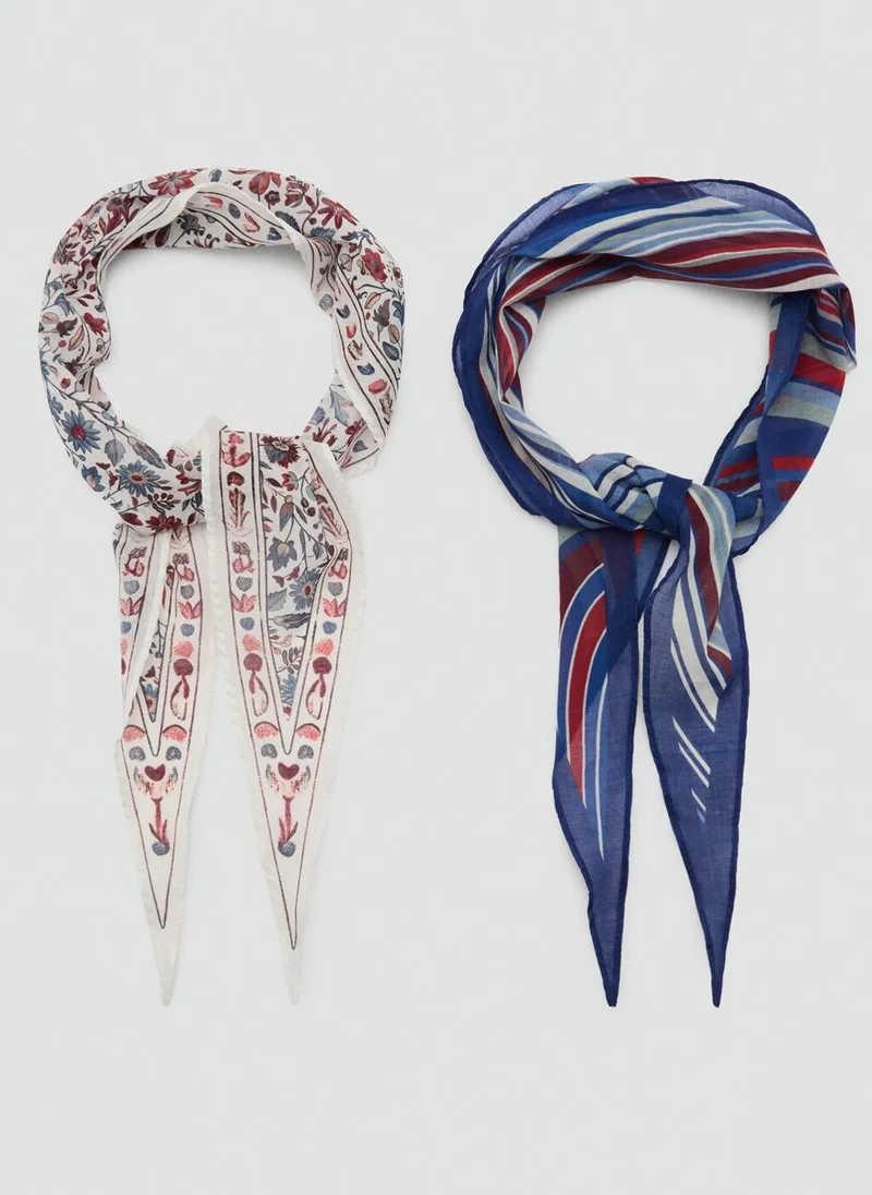 مانجو Printed handkerchiefs