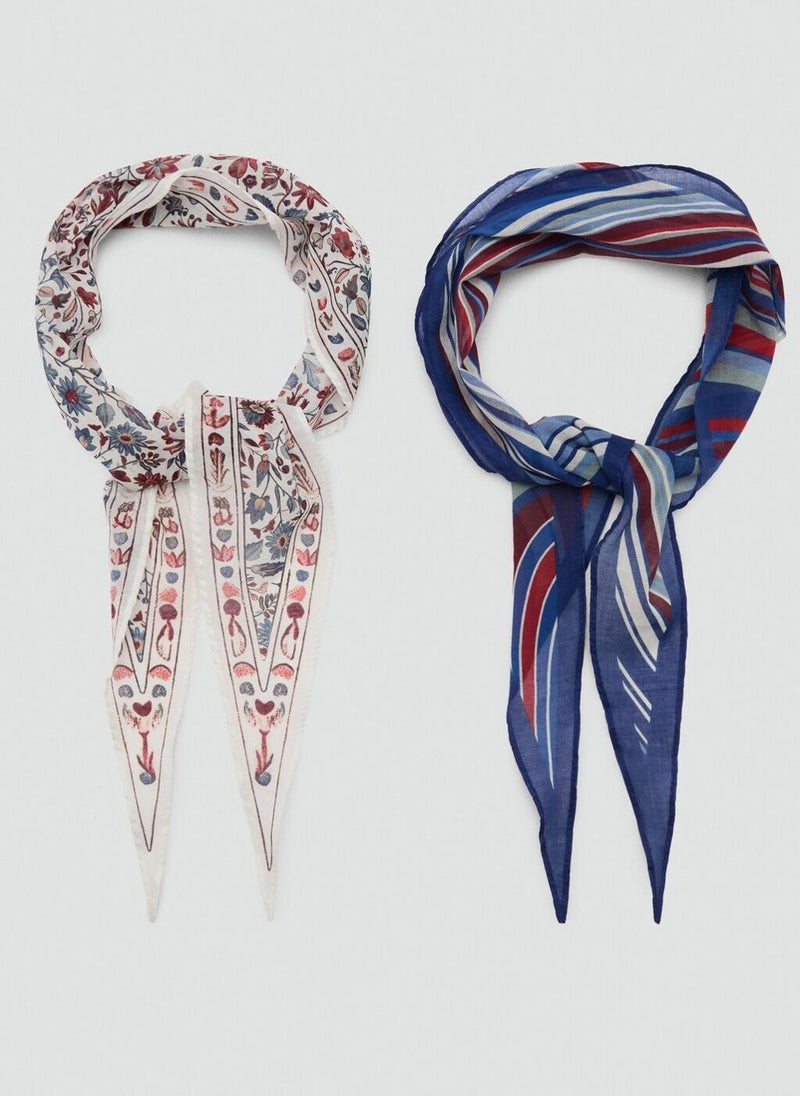 MANGO Printed handkerchiefs - Image 2