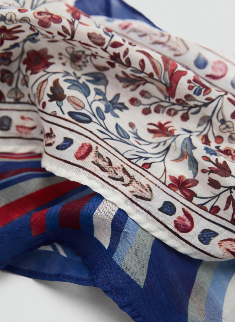 MANGO Printed handkerchiefs - Image 3