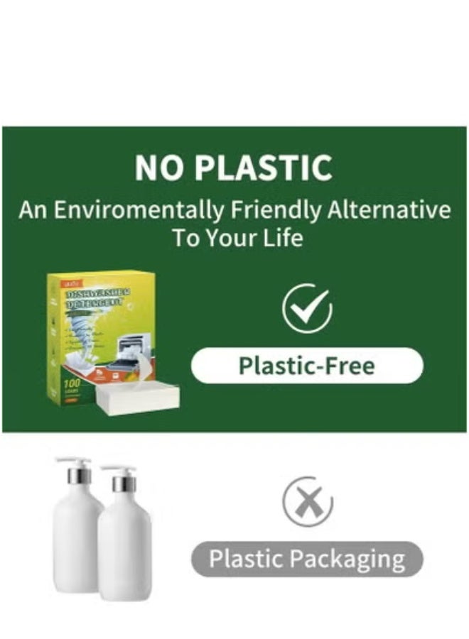 Leki Grease & Stain Remover Dishwasher Cleaning Tablets - Multi-Functional, Eco-Friendly, Hypoallergenic, Safe for Kids & All Surfaces, 5X Cleaning Power, Soft Water Formula, 100% Dissolvable, Fres - Image 4