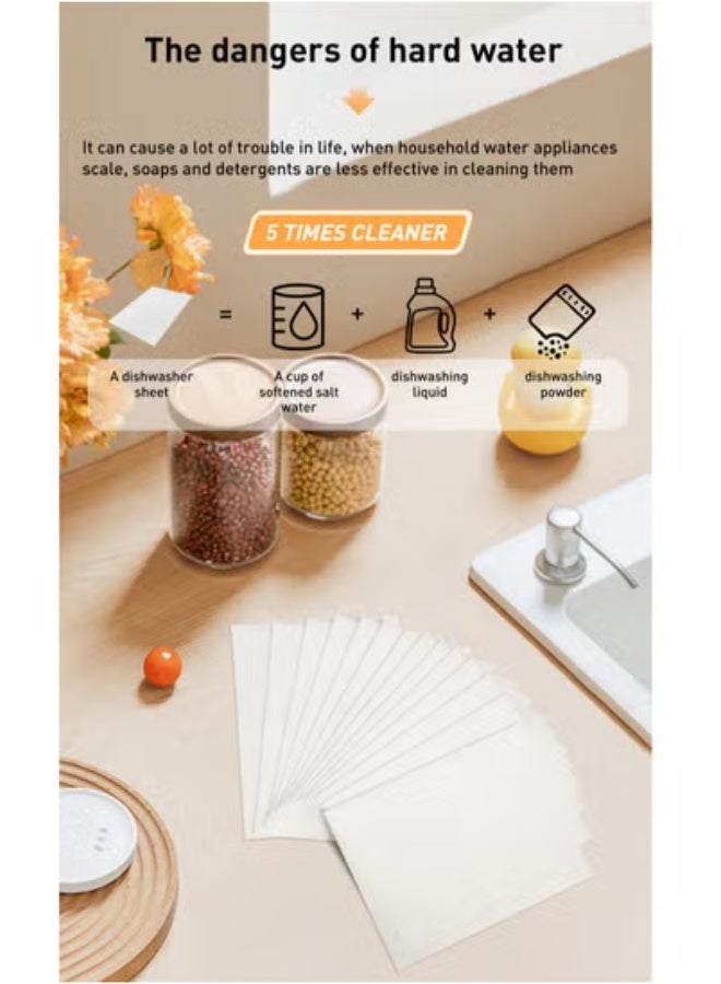 Leki Grease & Stain Remover Dishwasher Cleaning Tablets - Multi-Functional, Eco-Friendly, Hypoallergenic, Safe for Kids & All Surfaces, 5X Cleaning Power, Soft Water Formula, 100% Dissolvable, Fres - Image 2