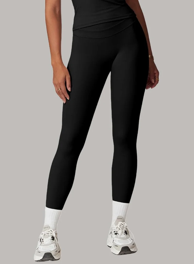 Womens High Waist Contour Workout sport Leggings Yoga Pants Tummy Control Running Pants