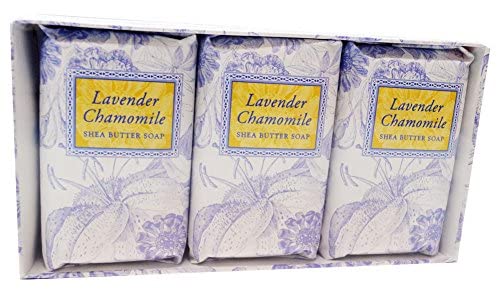 Greenwich Bay Botanical Shea Butter Bar Gift Set Lavender Chamomile