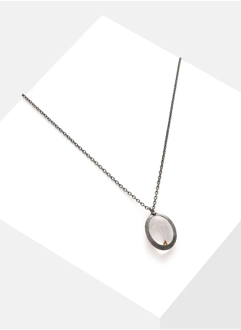 SOHI Silver Plated Designer Pendant Chain