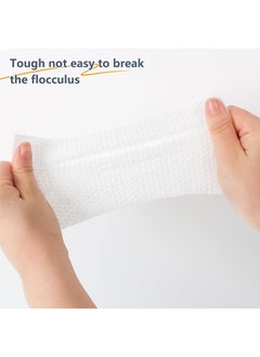 SKY-TOUCH SKY-TOUCH 100 pieces Replaceable Dish Cloths,Dish Towels,Disposable Cleaning Cloths for Kitchen Degreasing Disposable Dish Rags,White  - Image 3