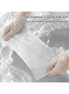 SKY-TOUCH SKY-TOUCH 100 pieces Replaceable Dish Cloths,Dish Towels,Disposable Cleaning Cloths for Kitchen Degreasing Disposable Dish Rags,White  - Image 2