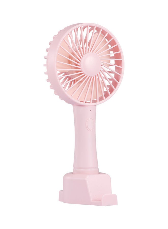 Loquat Rechargeable Handheld Fan Pink  - Image 2