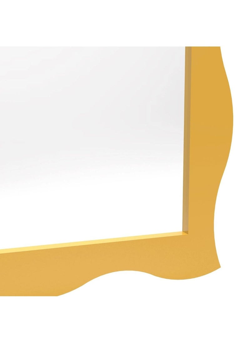 Wooden Twist Big Wooden Wall Mirror, Dressing Bathroom Vanity Mirror  - Image 3