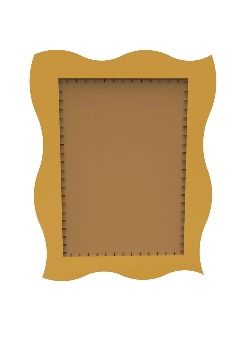 Wooden Twist Big Wooden Wall Mirror, Dressing Bathroom Vanity Mirror  - Image 4