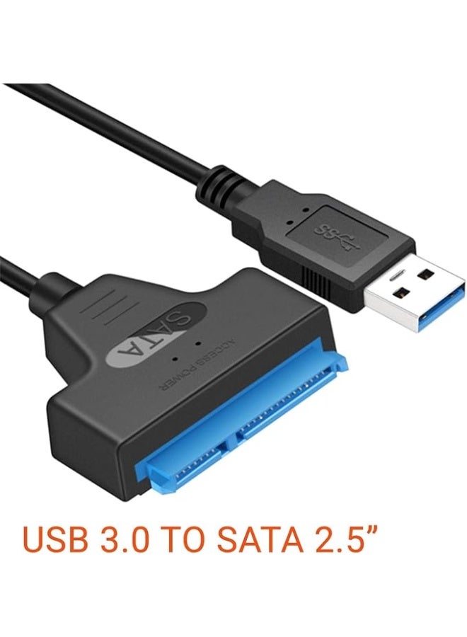 USB 3.0 to 22-Pin SATA Adapter Cable – Compatible with 2.5-Inch SSD and HDD Drives - Image 3
