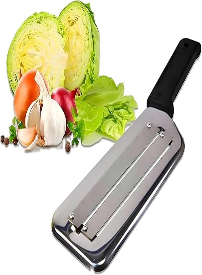 Fruit Chopper - Heavy-Duty Stainless Steel Shredder for Fast and Precise Cutting of Cabbage, Lettuce, and More, Making Meal Preparation a Breeze (1 piece of the color shown)