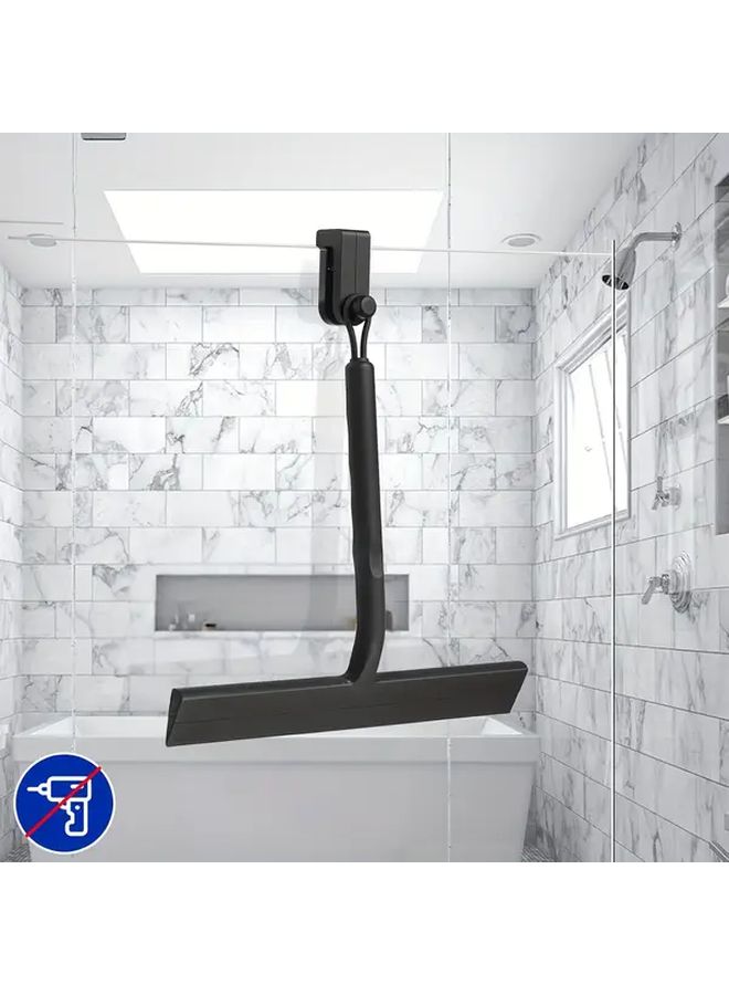 ممسحة دش سيليكون أسود مقاس 21x16 مثالية لأبواب الزجاج والمرايا والنوافذ وزجاج السيارات الأمامي - Image 5
