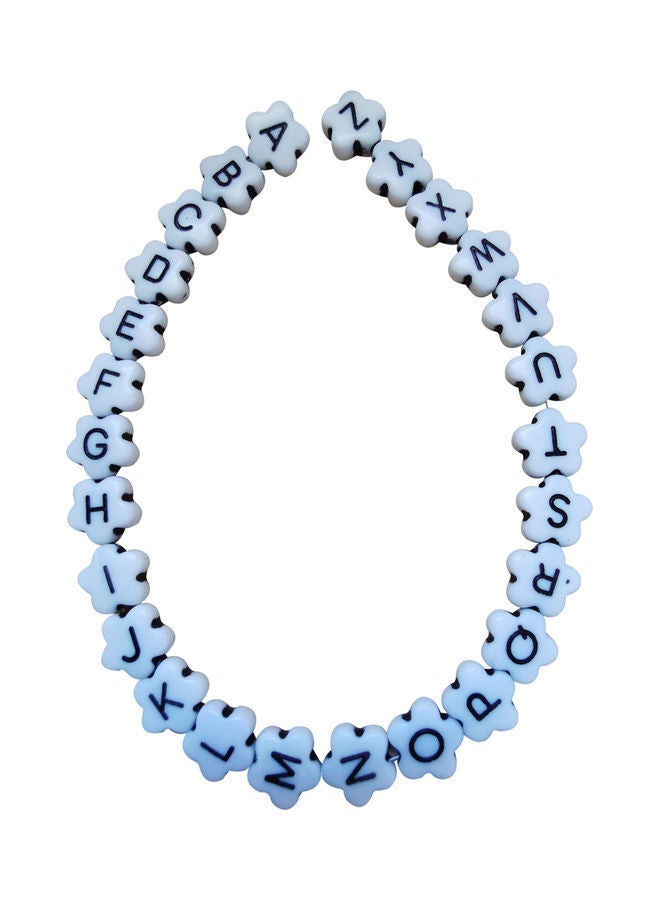 NIBEMINENT 200-Piece Alphabetical Flower Shape Beads 0.4x0.5cm - Image 3