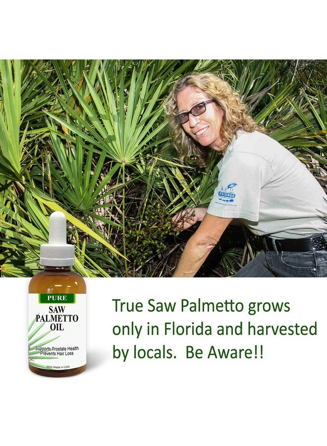 Pure Saw Palmetto Oil Organic Natural 60-90-day Supply Unlike Inefficient Powders Support Prostate Health Sleep Better Reduce Frequent Urination DHT Blocker Stop Hair Loss (1 Fl Oz) - Image 5